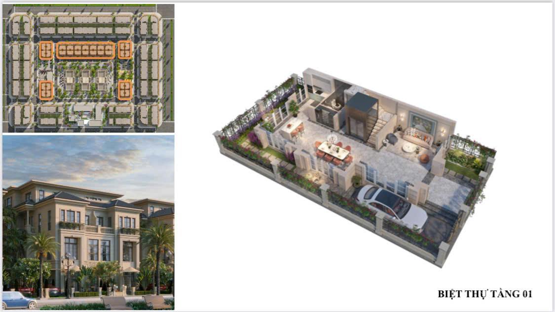Phối cảnh khu chung cư và tiện ích nội khu