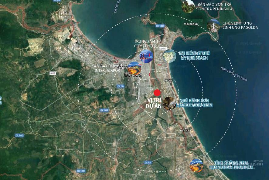 Ảnh minh họa vị trí dự án The Meridian