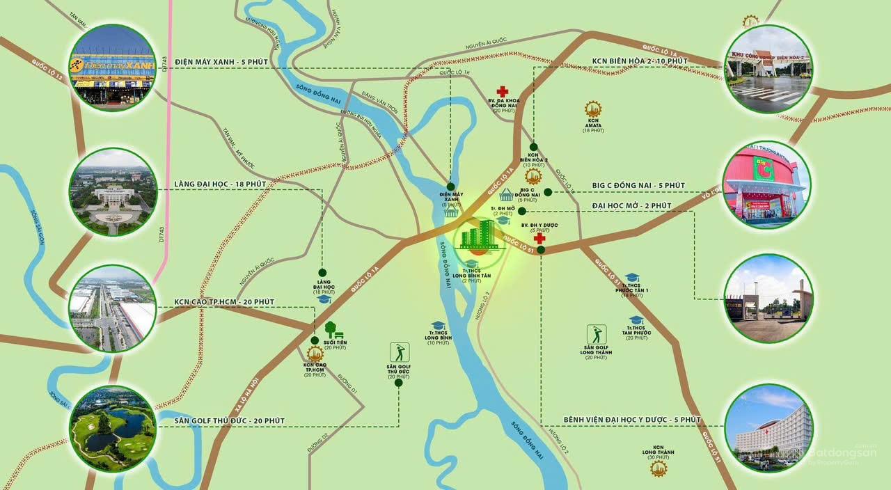 Ảnh minh họa vị trí dự án Eco Residence