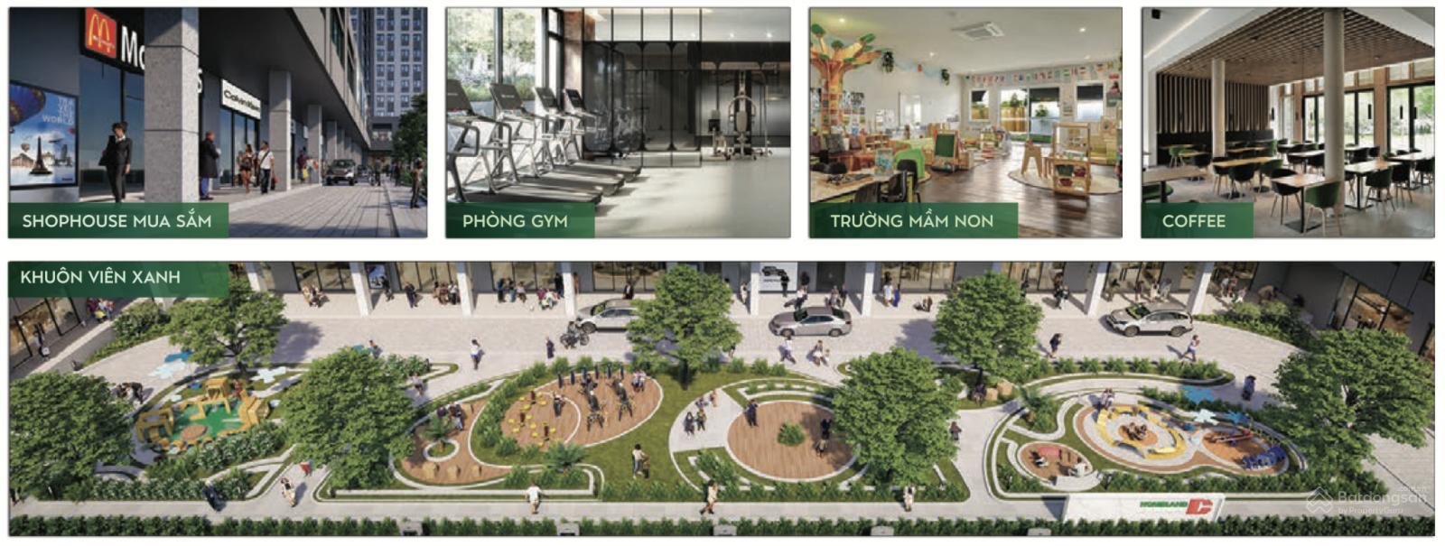 Toàn cảnh khu phức hợp chung cư từ trên cao