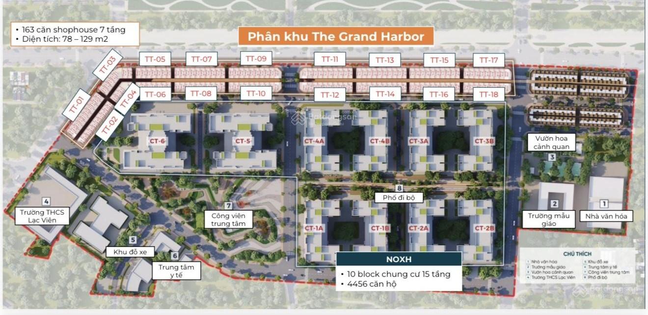 Phối cảnh Shophouse The Grand Harbor