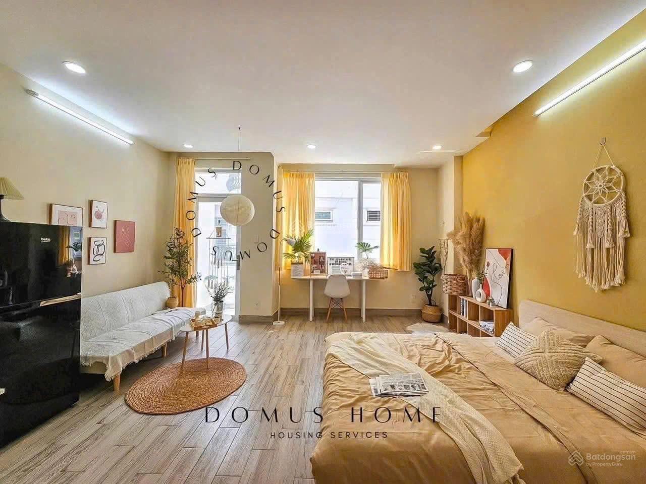 Không gian Cho thuê căn hộ 35m2 full nội thất ban công nhỏ gần cầu Thị Nghè, Bình Thạnh, Quận 1