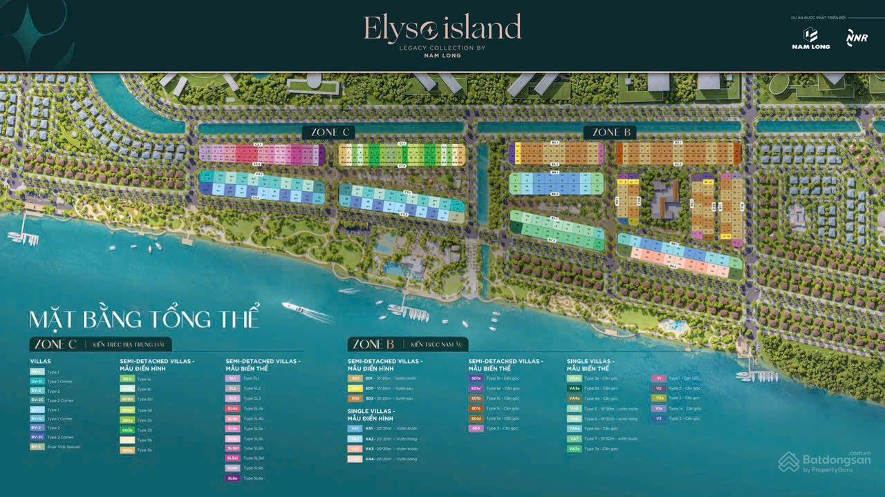 Thiết kế nhà liên kế tại Elyse Island