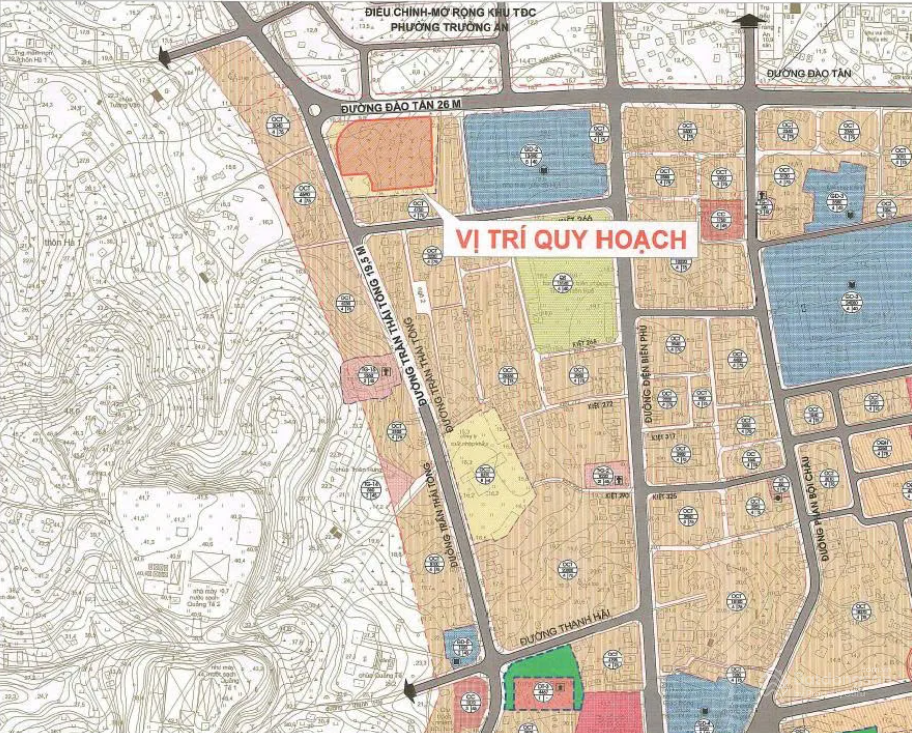 Sơ đồ vị trí Đào Tấn Diamond City