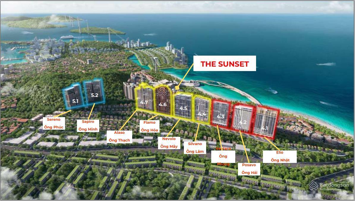 Ảnh thiết kế tổng thể khu căn hộ The Sunset