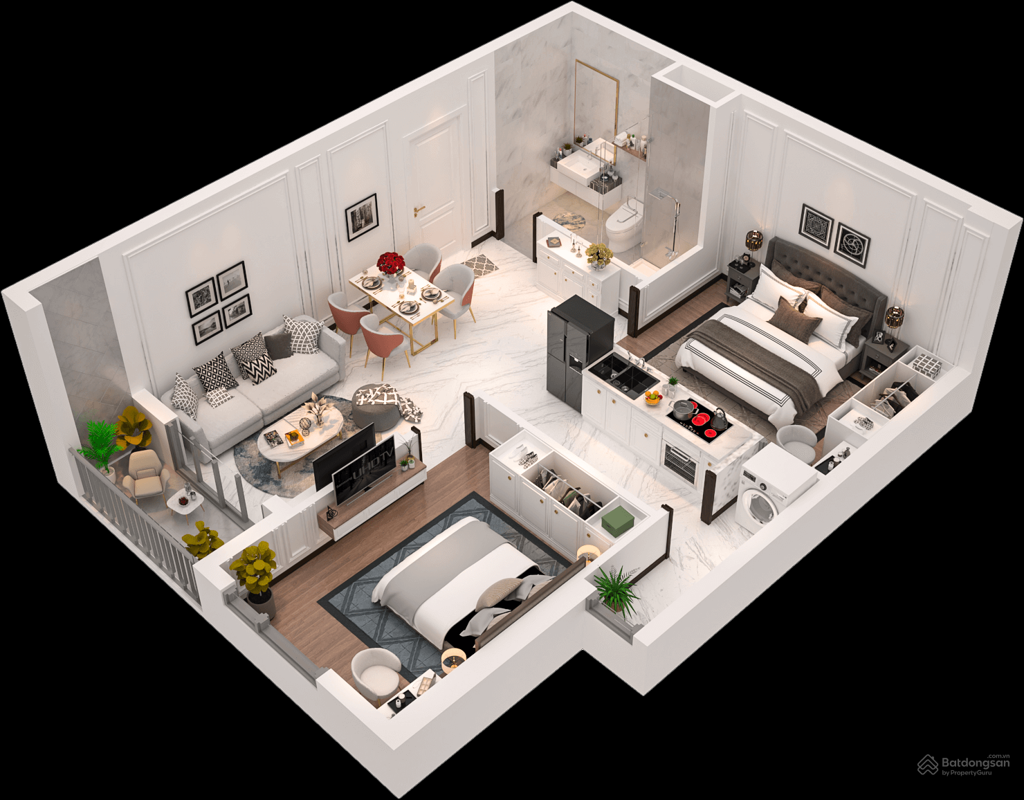 Hình ảnh khu vực BBQ ngoài trời