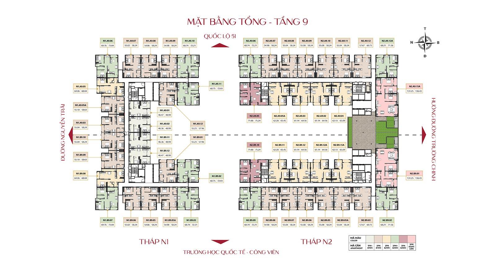 Phối cảnh khu trung tâm thương mại