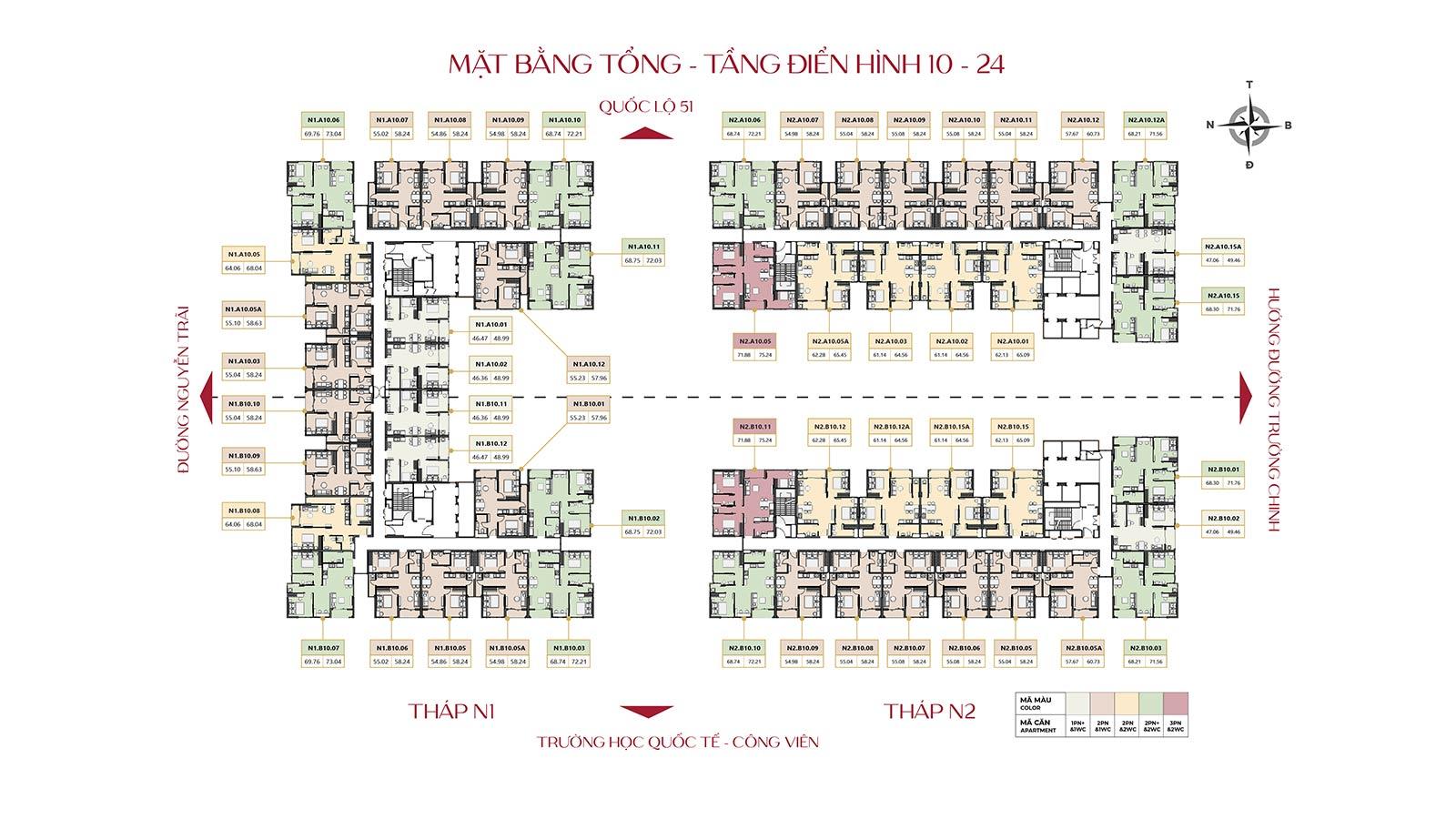 Phối cảnh tổng thể dự án về đêm