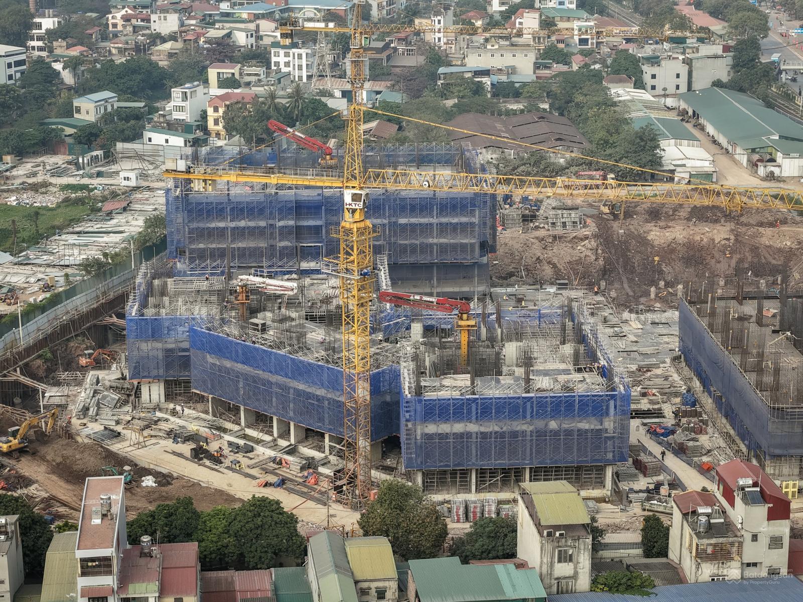 Tiến độ thi công tòa B1 Greenera Southmark