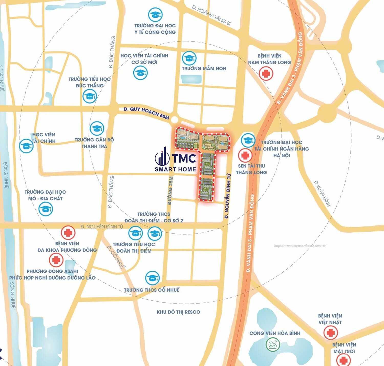 Phối cảnh dự án TMC Smart Home