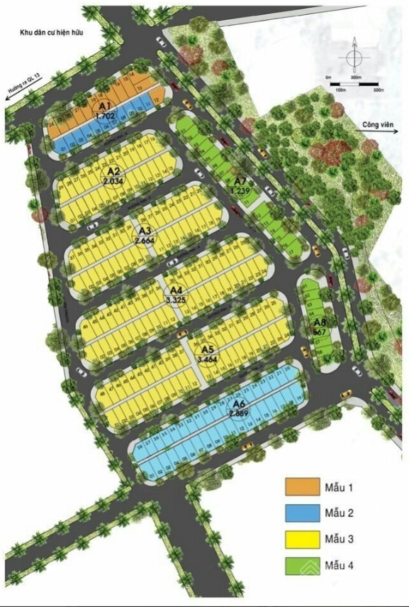 Bản đồ vị trí kết nối Ecolakes Mỹ Phước