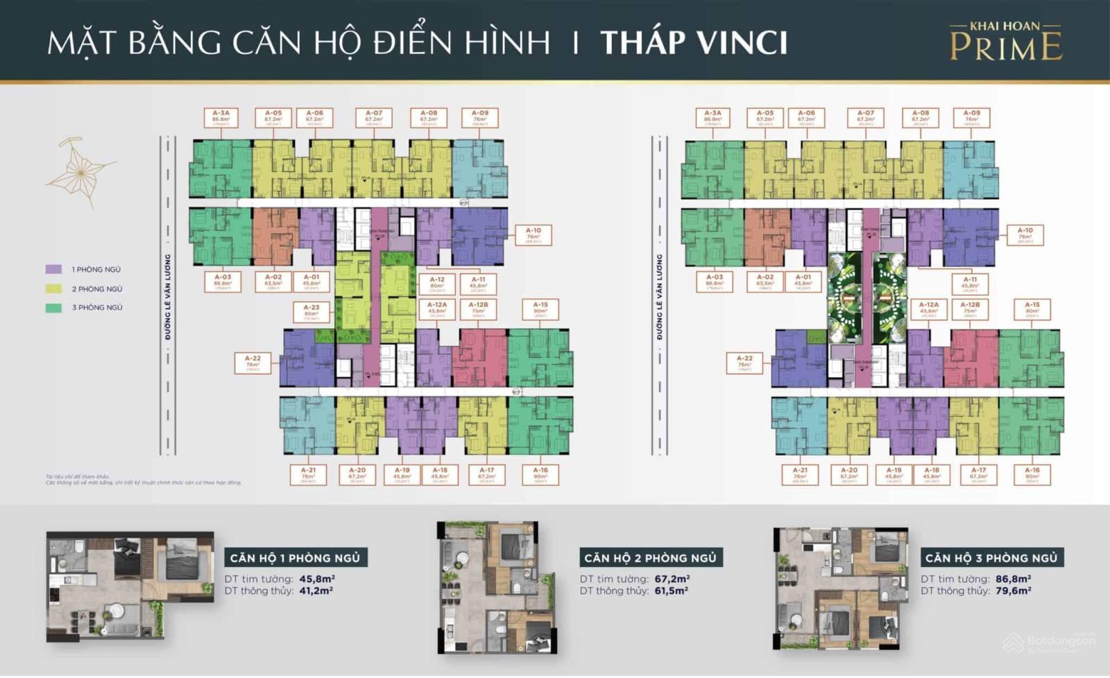 Thiết kế căn hộ 2 phòng ngủ Khải Hoàn Prime