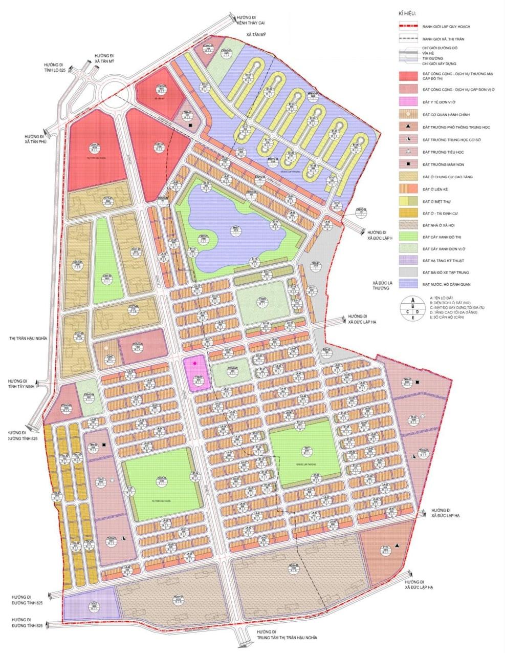 Ảnh mặt bằng tổng thể dự án Vinhomes Tân Mỹ