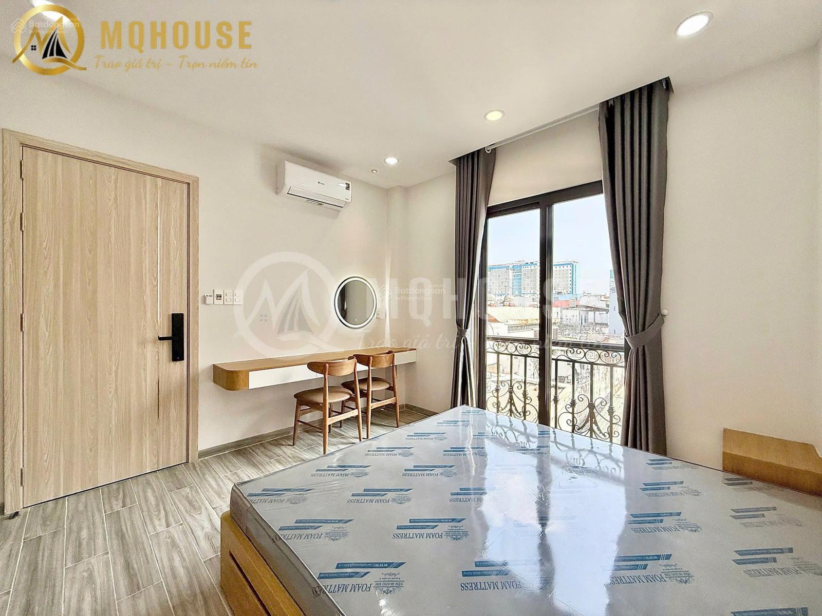 Không gian Cho thuê CHDV mới xây full nội thất mới 100%, hầm xe - thang máy - bảo vệ, đầy đủ tiện nghi