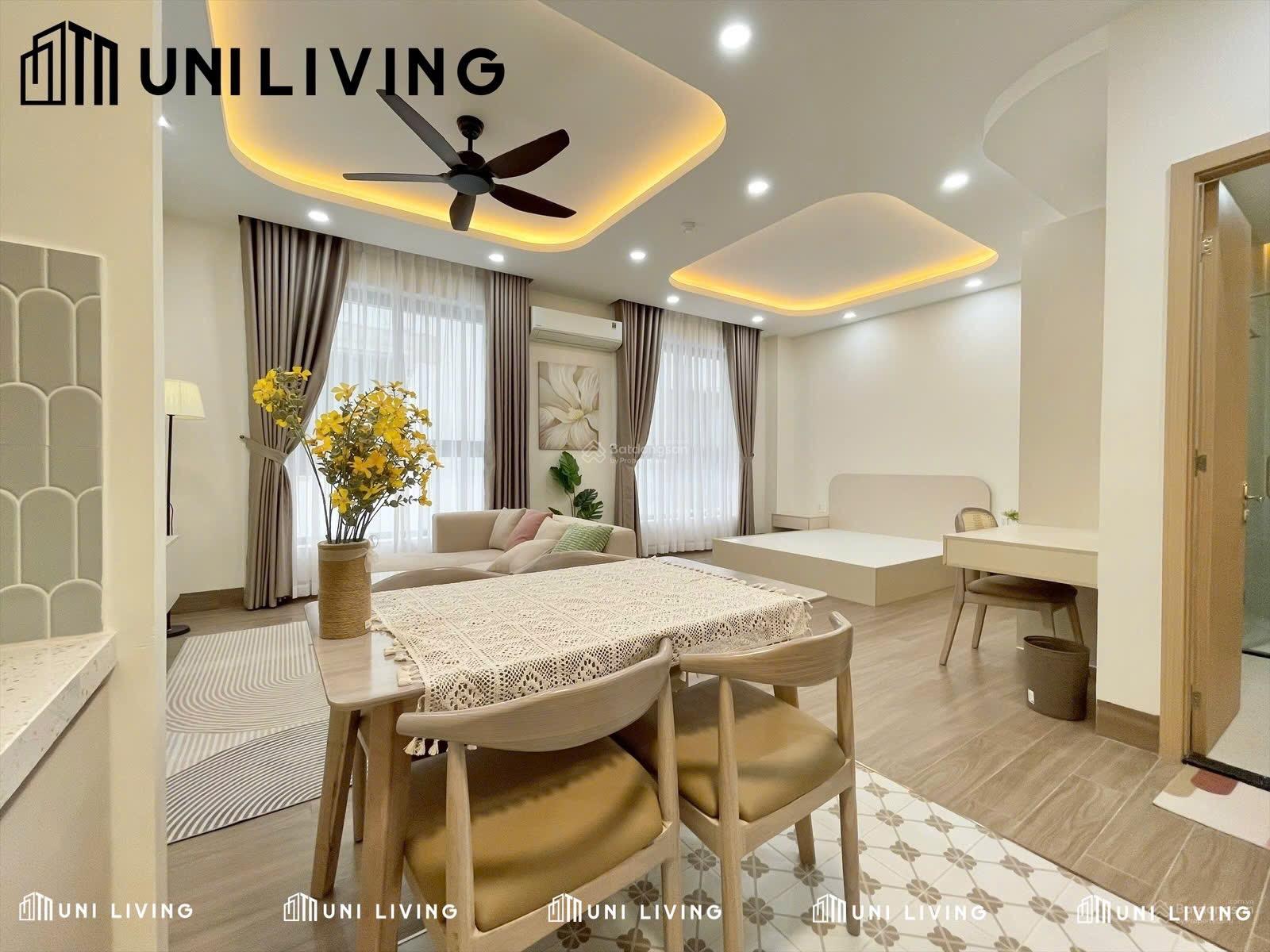 Không gian Cho thuê căn hộ studio/1PN, full nội thất cao cấp không gian sang trọng