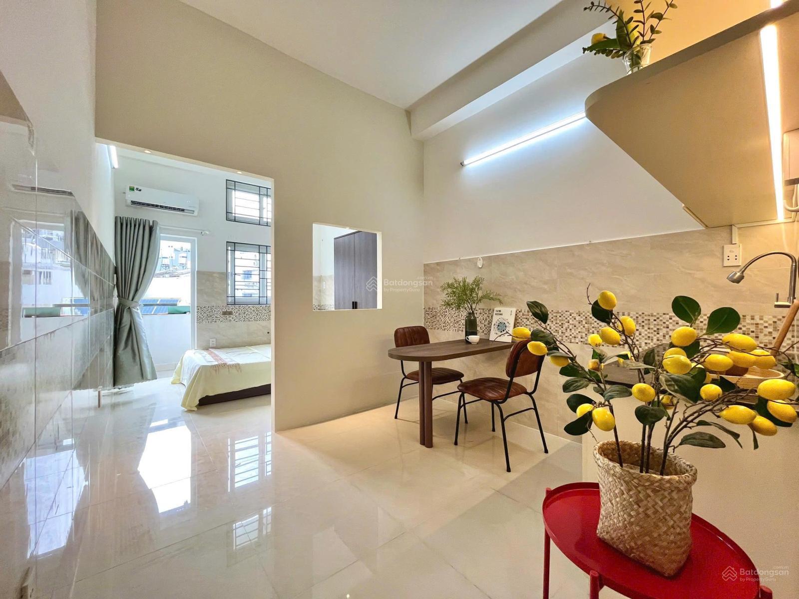 Không gian Cho thuê CH mini full nội thất, hầm xe - Thang máy - bảo vệ, nhiều tiện ích tại Nguyễn Xí