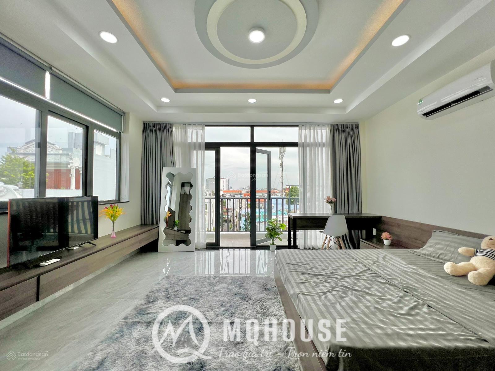 Không gian Cho thuê căn hộ 1 phòng ngủ - ban công, sạch sẽ an ninh, nhà mới ngay Bờ Kè Hoàng Sa, Đỗ Thị Lời