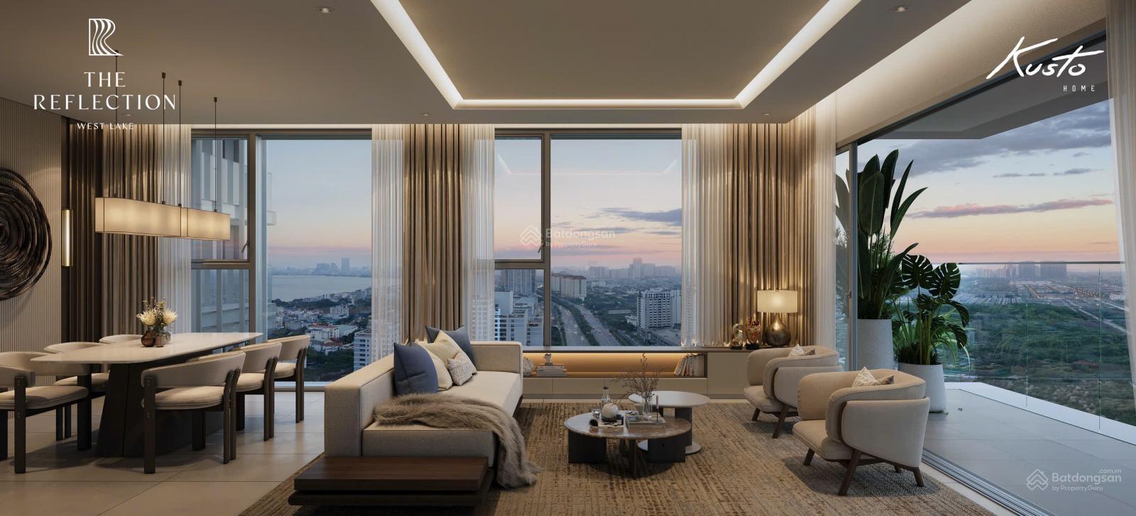 Mở Bán Căn Hộ View Sông Hồng Độc Bản Tây Hồ – 2PN 88,9m2 – View Trọn Sông Hồng – Sở Hữu Lâu Dài – CK Hấp Dẫn | The Reflection Westlake