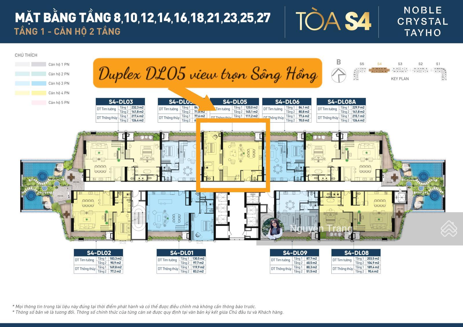 Noble Crystal Tây Hồ – Duplex 4PN View Sông Hồng 265,1m2 | Giá 36,6 Tỷ | Hỗ Trợ Lãi Suất 24 Tháng - Ảnh 3