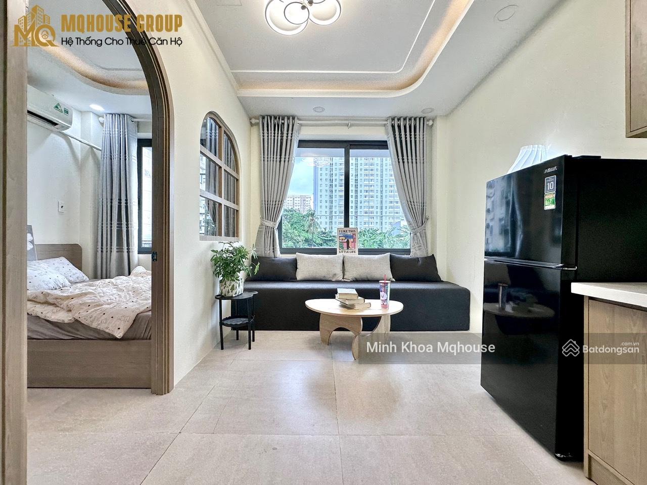 Không gian CC mini 1PN 1PK 40m2 cửa sổ nội thất hiện đại gần ngã tư Bảy Hiền giáp Q10
