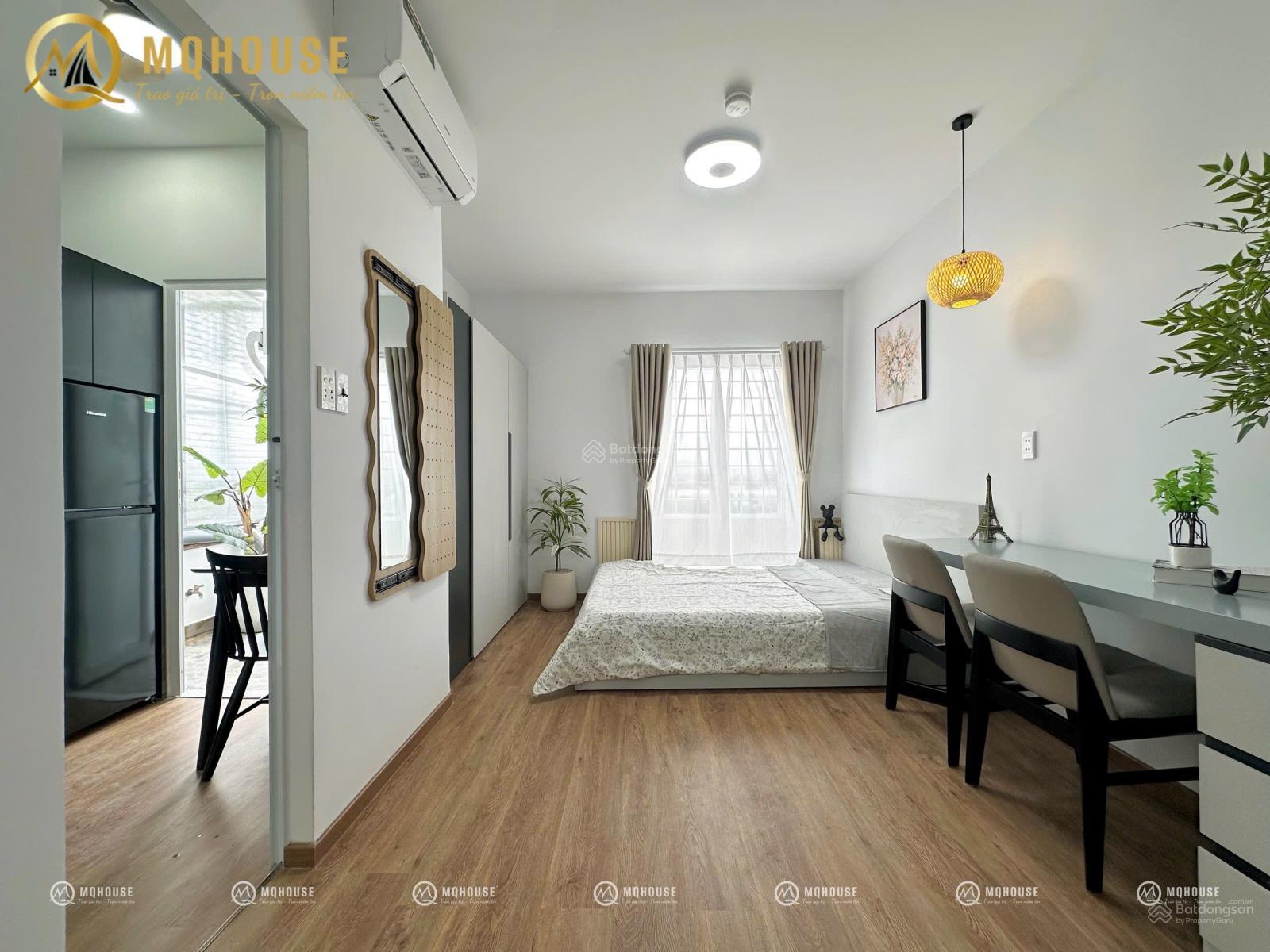 Không gian Cho thuê căn hộ 1PN ban công full nội thất giặt riêng ngay AEON Tân Phú - KCN Tân Bình - 0703 992 ***