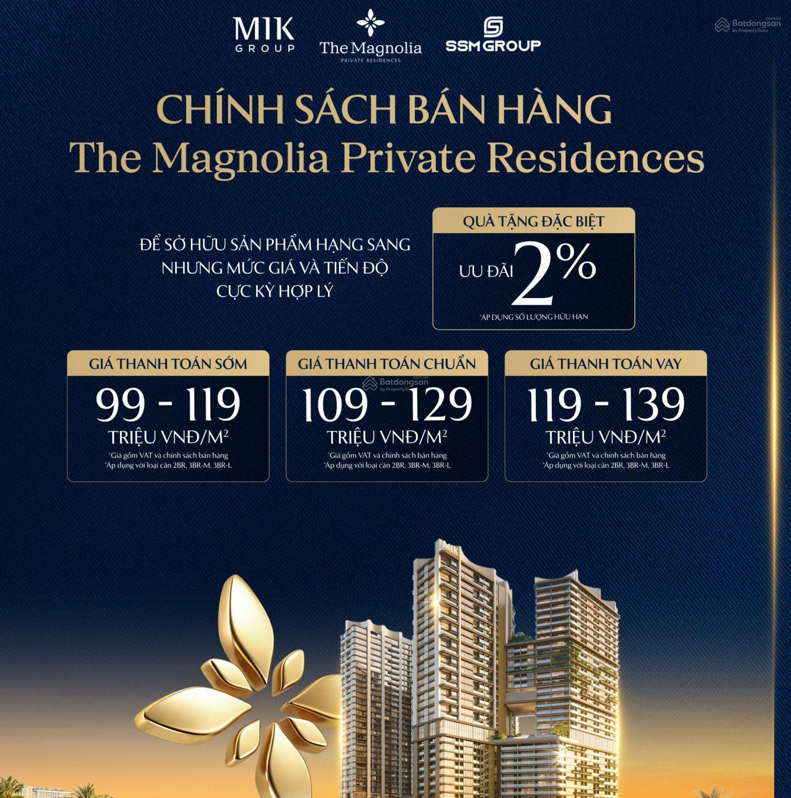 Đại lý F1 - The Magnolia - Tư vấn booking căn 2PN 3PN chiết khấu 18,5% - Ảnh 16