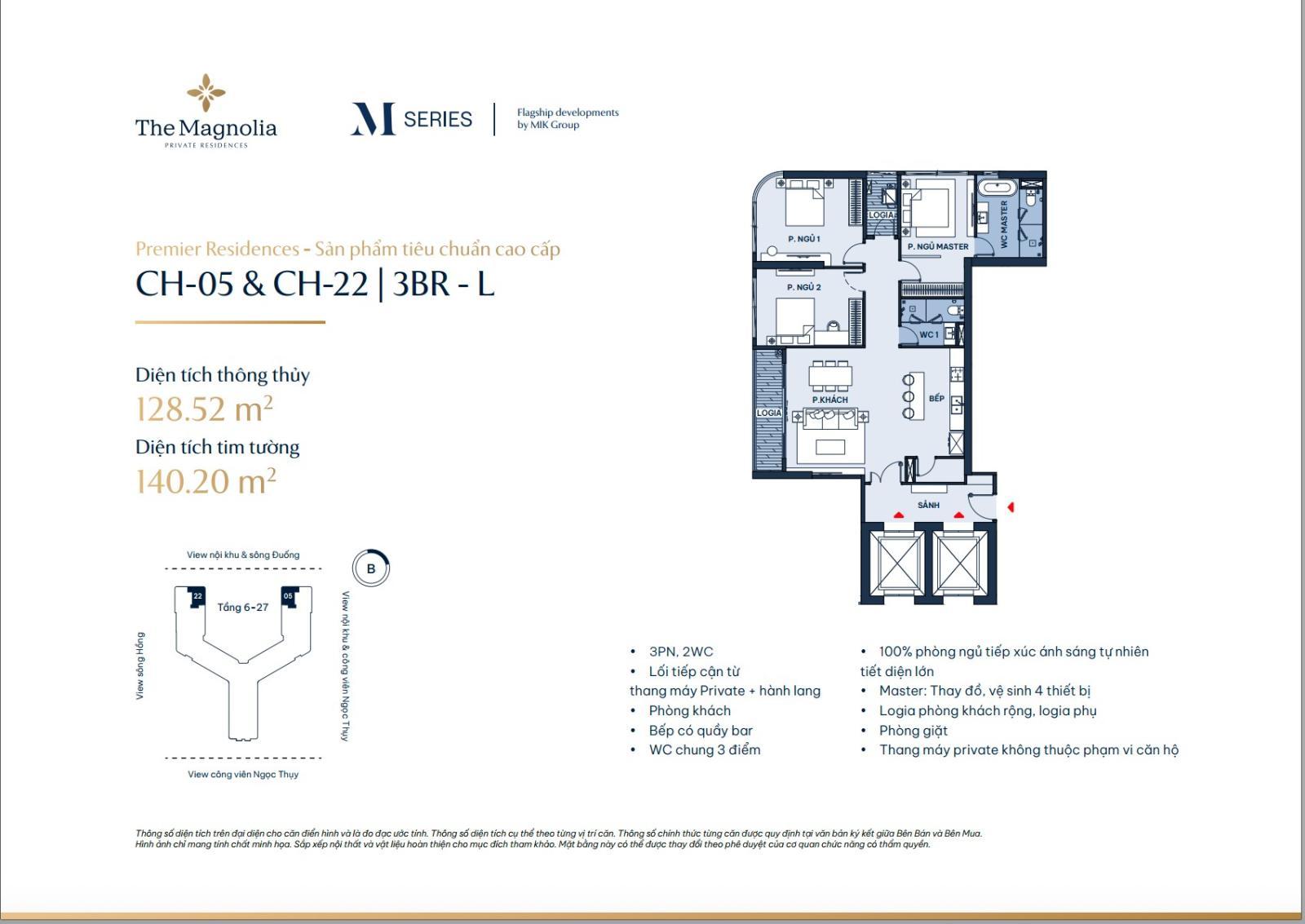 Đại lý F1 - The Magnolia - Tư vấn booking căn 2PN 3PN chiết khấu 18,5% - Ảnh 3