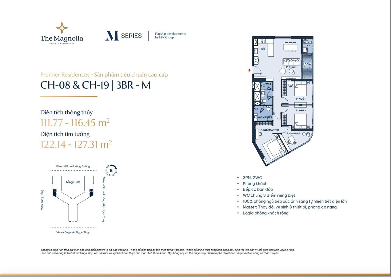 Đại lý F1 - The Magnolia - Tư vấn booking căn 2PN 3PN chiết khấu 18,5% - Ảnh 4