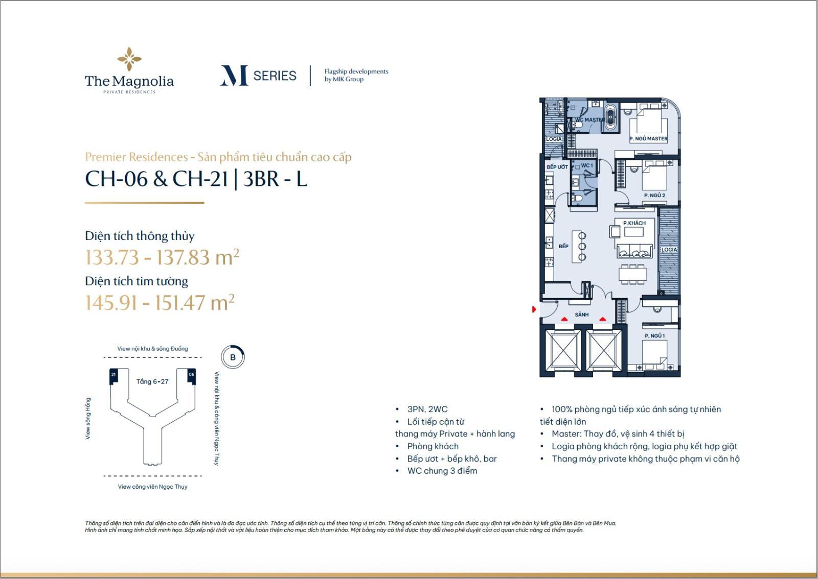 Đại lý F1 - The Magnolia - Tư vấn booking căn 2PN 3PN chiết khấu 18,5% - Ảnh 14