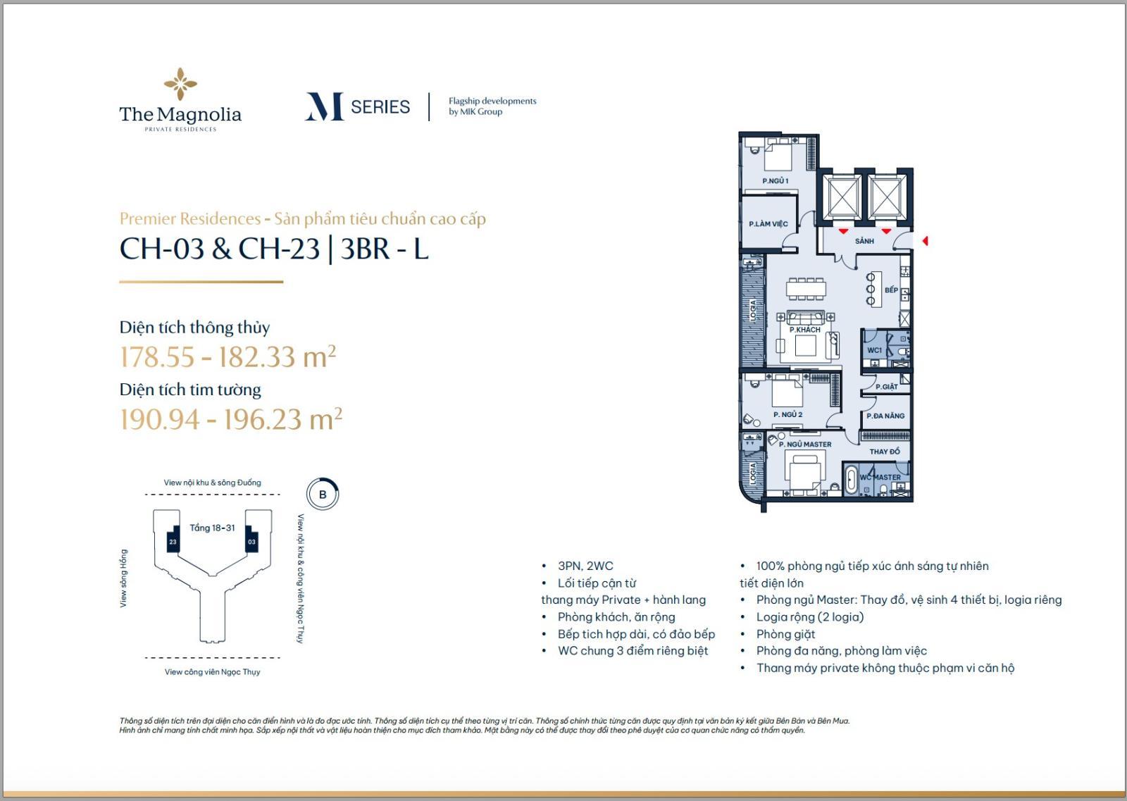 Đại lý F1 - The Magnolia - Tư vấn booking căn 2PN 3PN chiết khấu 18,5% - Ảnh 2