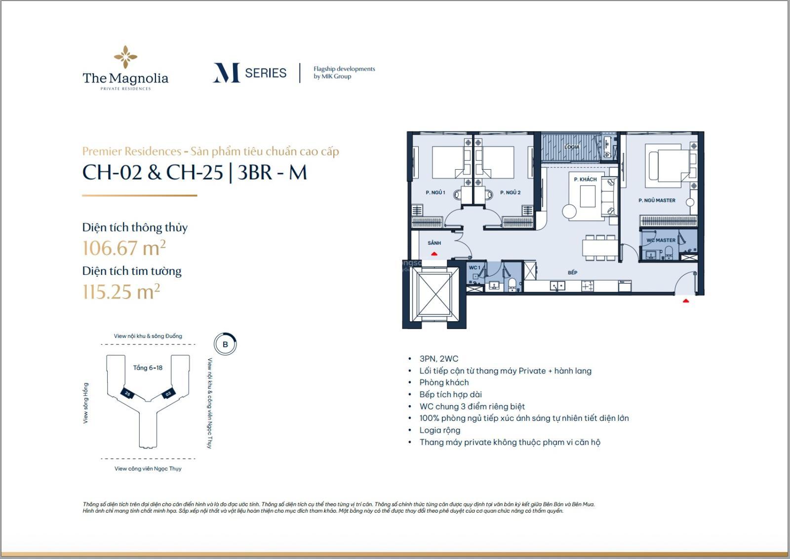 Đại lý F1 - The Magnolia - Tư vấn booking căn 2PN 3PN chiết khấu 18,5% - Ảnh 8