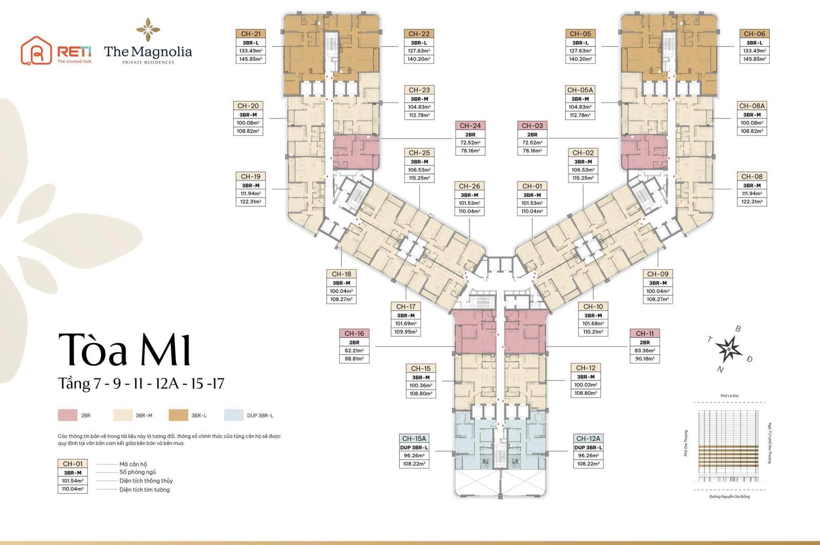 The Magnolia - Booking ngay căn hộ duplex view Sông Hồng, Sông Đuống 251m2 chỉ từ 99 triệu/m2 - Ảnh 7