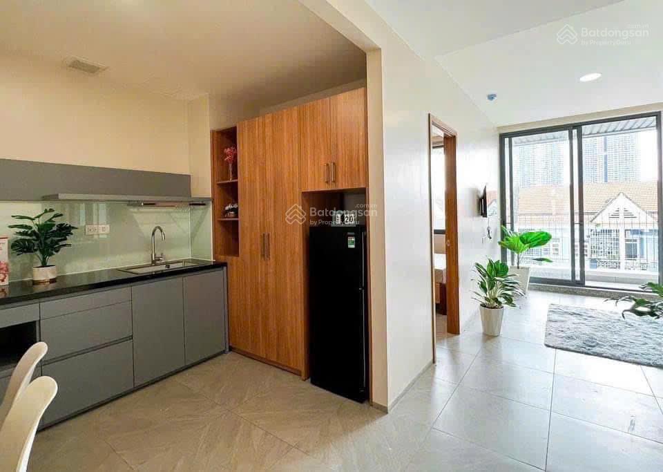 Không gian Cho thuê căn hộ 1PN/Studio full NT máy giặt riêng ngay trung tâm Quận 4, gần Quận 1