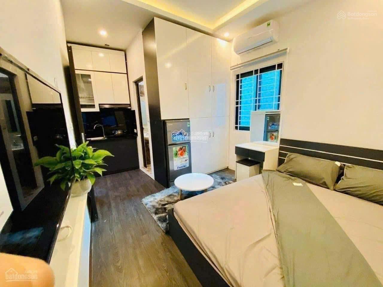 Không gian Cho thuê studio full nội thất cao cấp 3tr7 ngõ 230 Mễ Trì Thượng, 2 cửa sổ thoáng