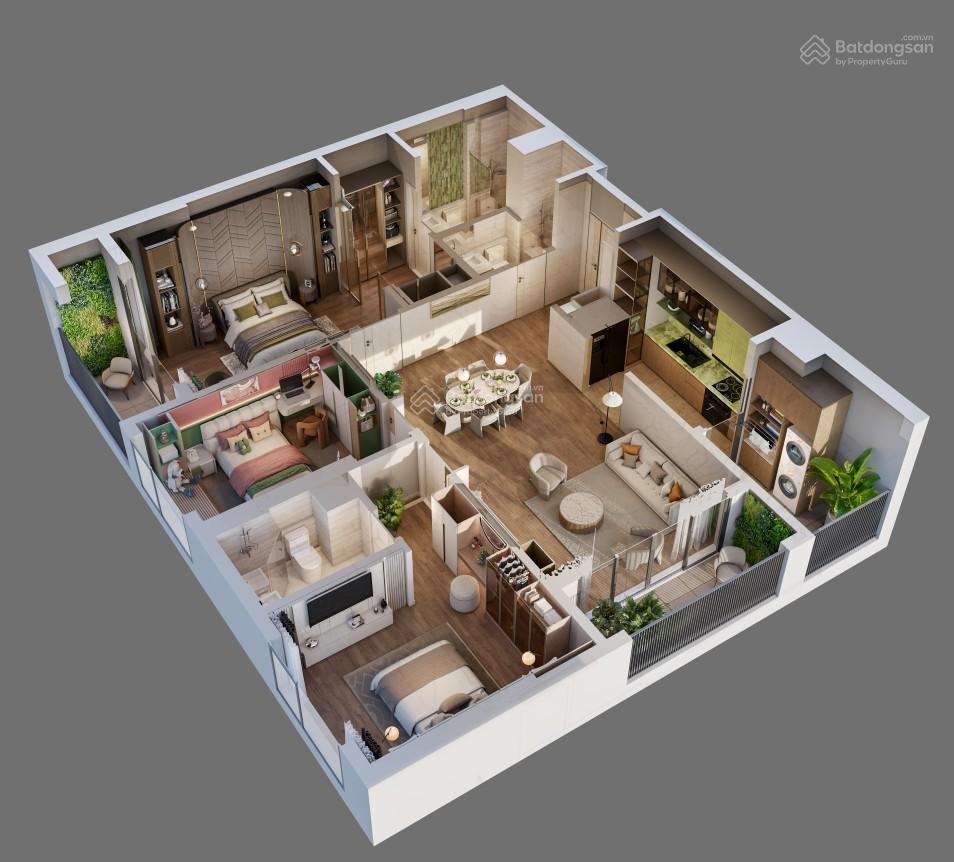 Bán Căn hộ 2PN view đẹp tại The Flame Vine Khu đô thị Hinode Royal Park giá siêu hời, 6 tỷ, 76m2