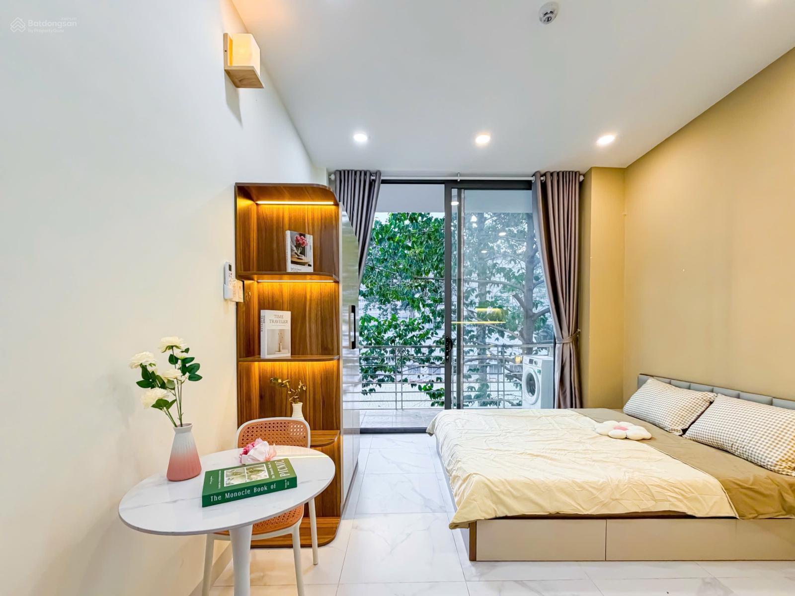 Không gian Cho thuê căn hộ 1PN 40m2 ban công - Đường Hồng Bàng, Quận 5, gần Hùng Vương Plaza, kế bên ĐH Y Dược