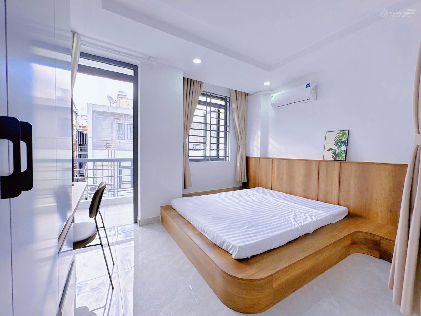 Không gian Cho thuê căn hộ 1PN 40m2 ban công máy giặt riêng - Đường Sư Vạn Hạnh, Quận 10, kế TTM Vạn Hạnh Mall