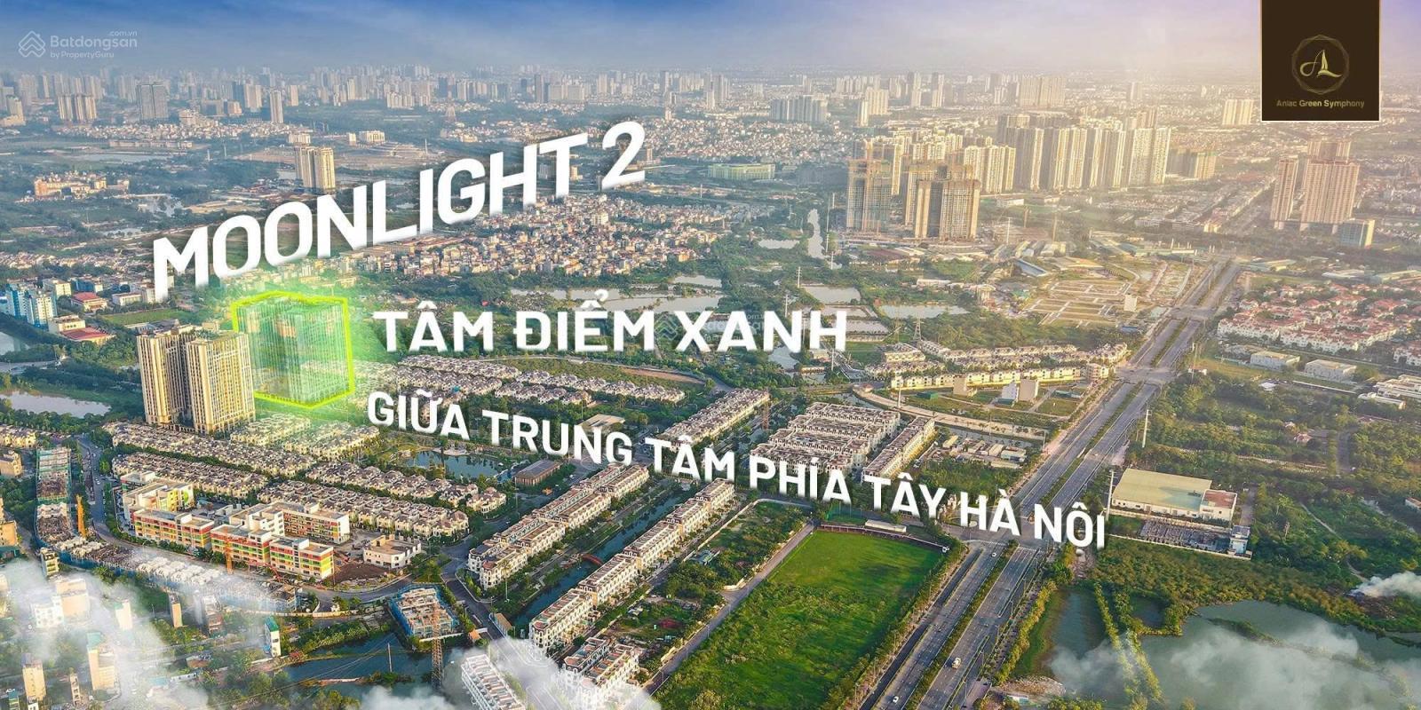 Mở bán tòa căn hộ cao cấp Moonlight 2 giá chỉ từ 7xtr/m2 trong lõi KĐT An Lạc Green Symphony
