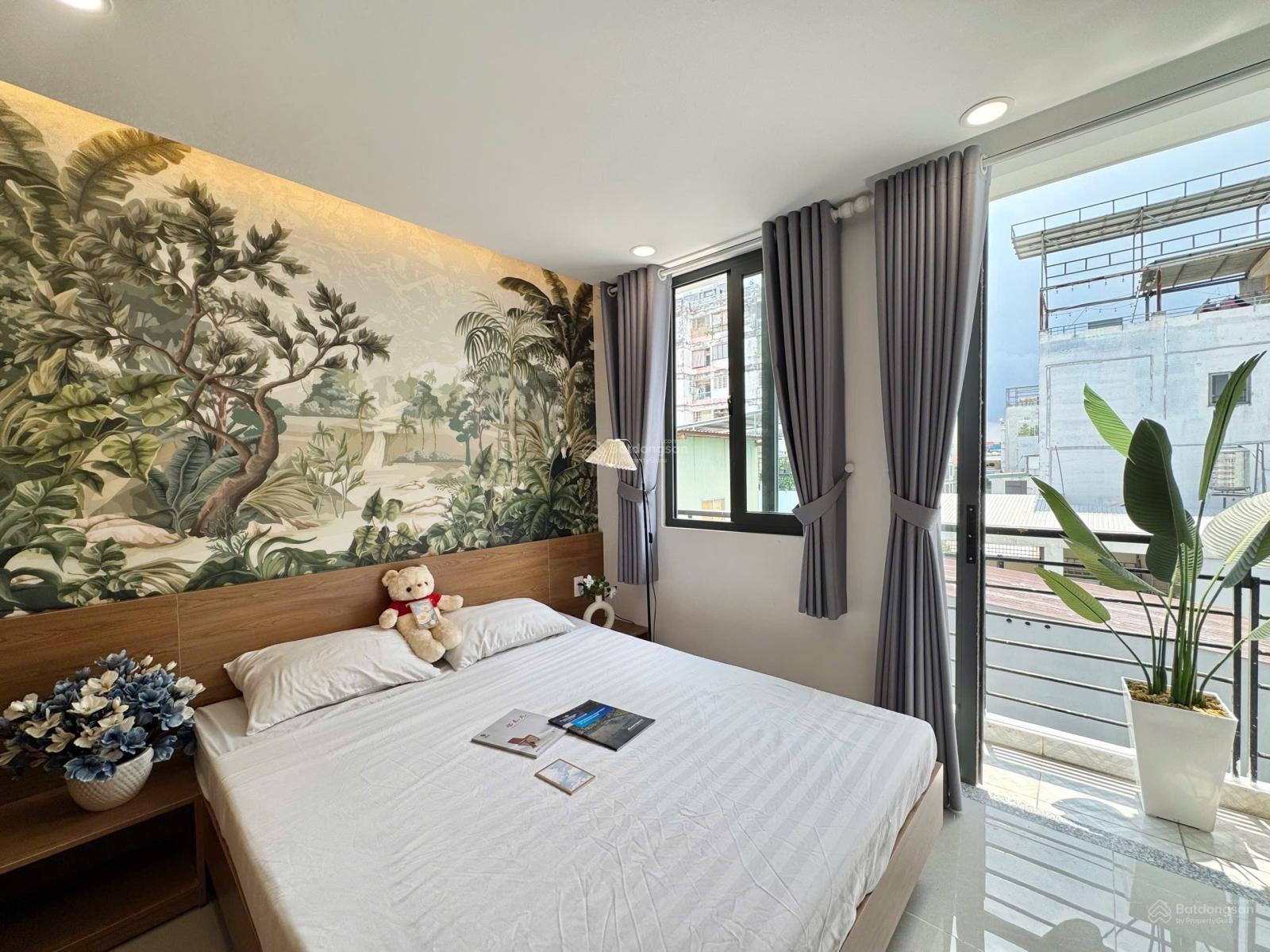 Không gian Cho thuê căn hộ studio ban công full nội thất đường 3/2, Q10 gần ĐH Bách Khoa, ĐH Hoa Sen