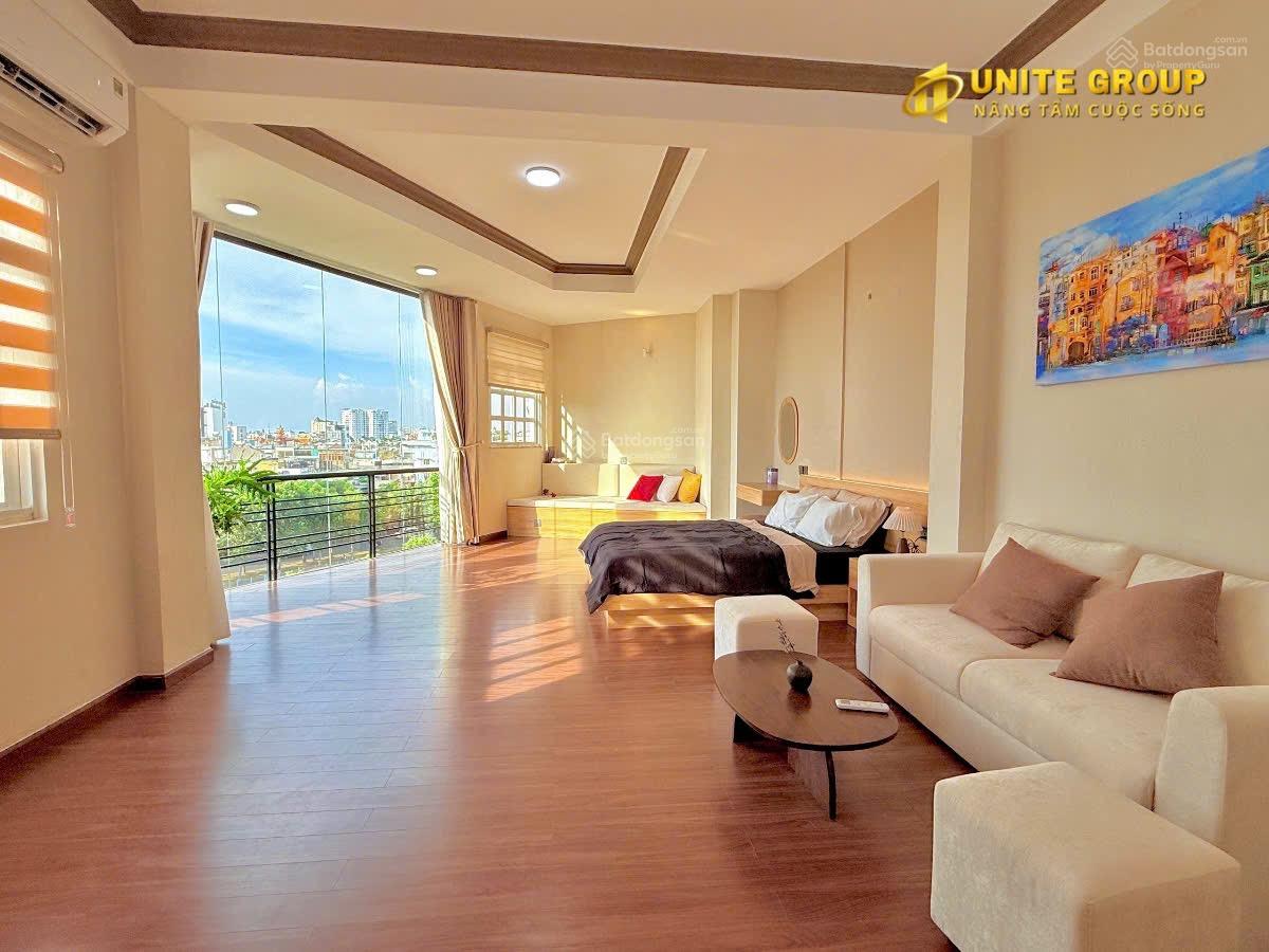 Không gian Cho thuê căn hộ 1PN 40m2 view bờ kè lộng gió - Đường Lý Chính Thắng, Quận 3, gần bệnh viện Bình Dân