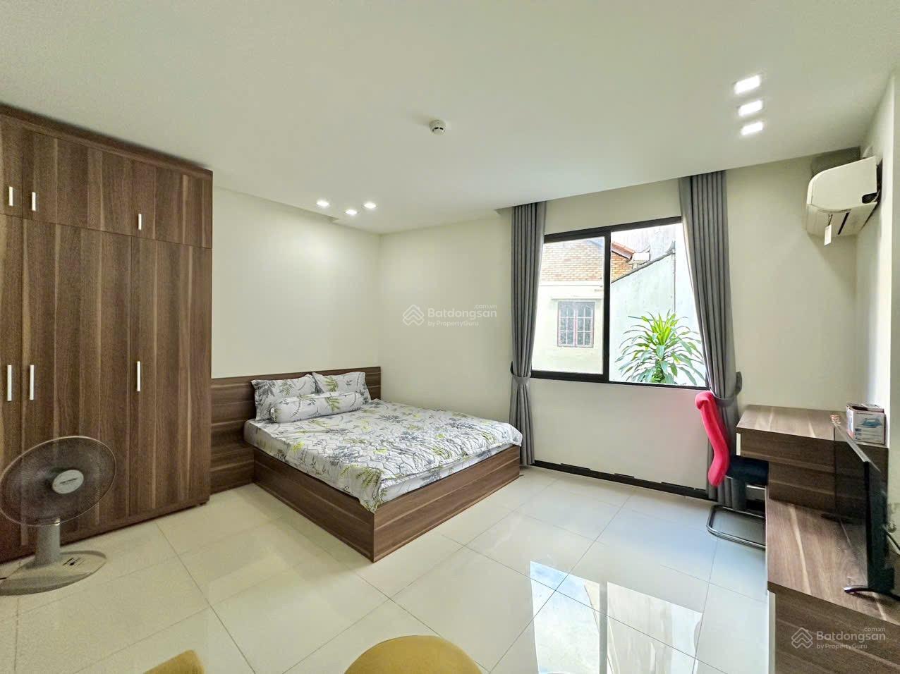 Không gian Cho thuê căn hộ full nội thất sang trọng, cửa sổ lớn, gần Đại học Hồng Bàng - ĐH Hutech