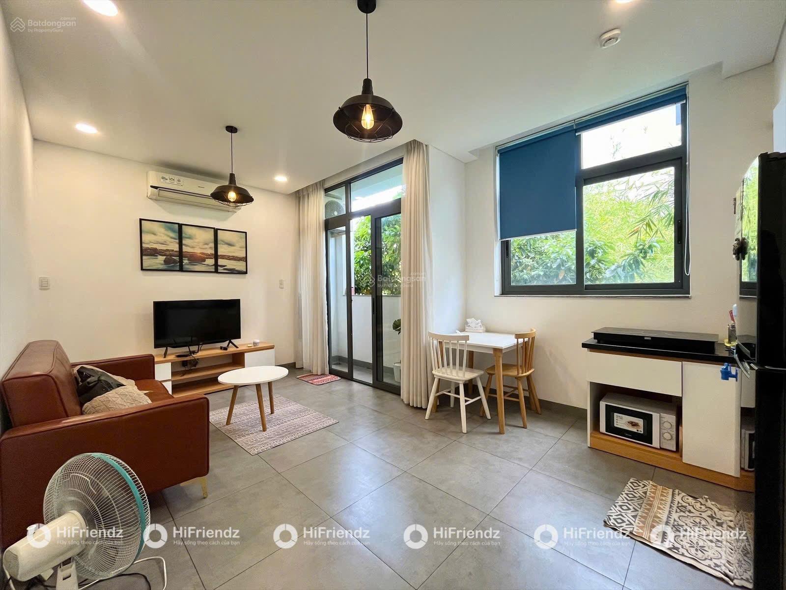 Không gian Căn hộ 1PN/studio cực chill view cây xanh thoáng cực hiếm trung tâm Sài Gòn