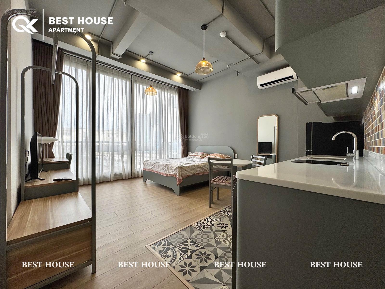 Không gian Cho thuê căn hộ ban công, cửa sổ full nội thất có gu ngay ETOWN Cộng Hoà - 0703 992 ***