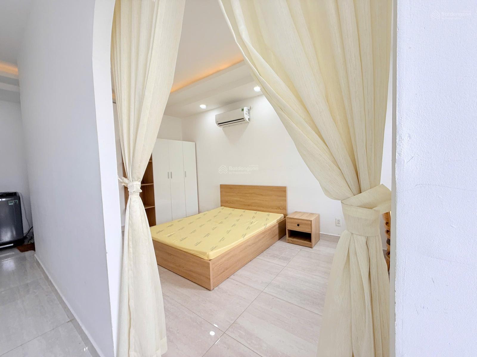 Không gian Cho thuê CHDV Cityland 1 ngủ tách bếp full nội thất