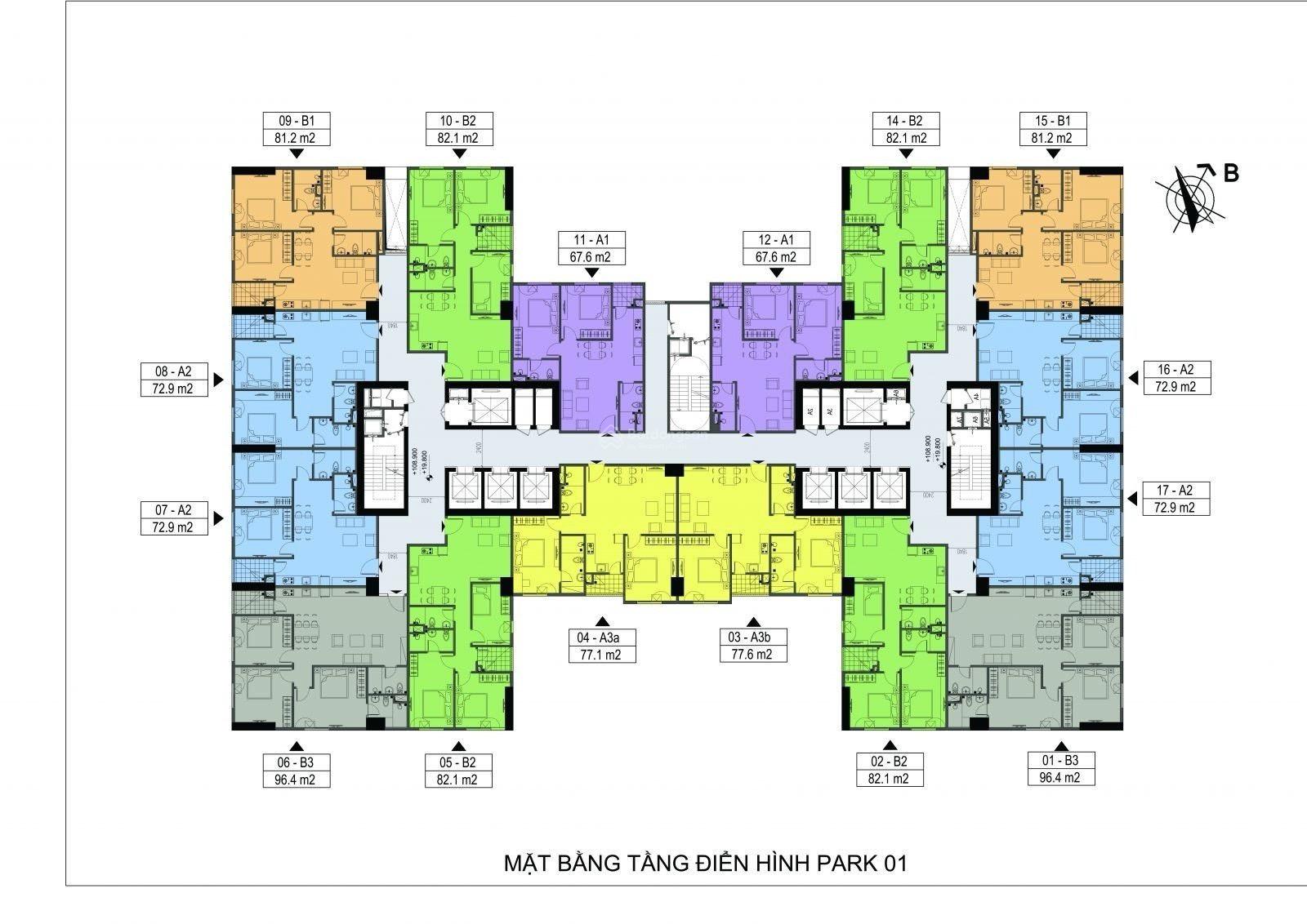 Alternative view of Eurowindow River Park - Bán gấp căn góc 96m2 | 3PN | 2WC | 5,5 tỷ  | Toà Park - Nội thất cơ bản - Liên hệ 0982.497.846