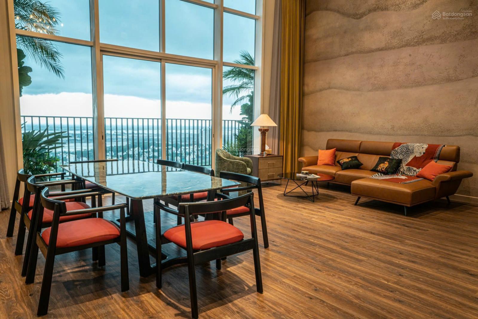 Không gian Cho thuê Penthouse Vista Verde Thạnh Mỹ Lợi 439m2 5PN 5WC giá 150tr bao phí sẵn chìa khoá xem nhà