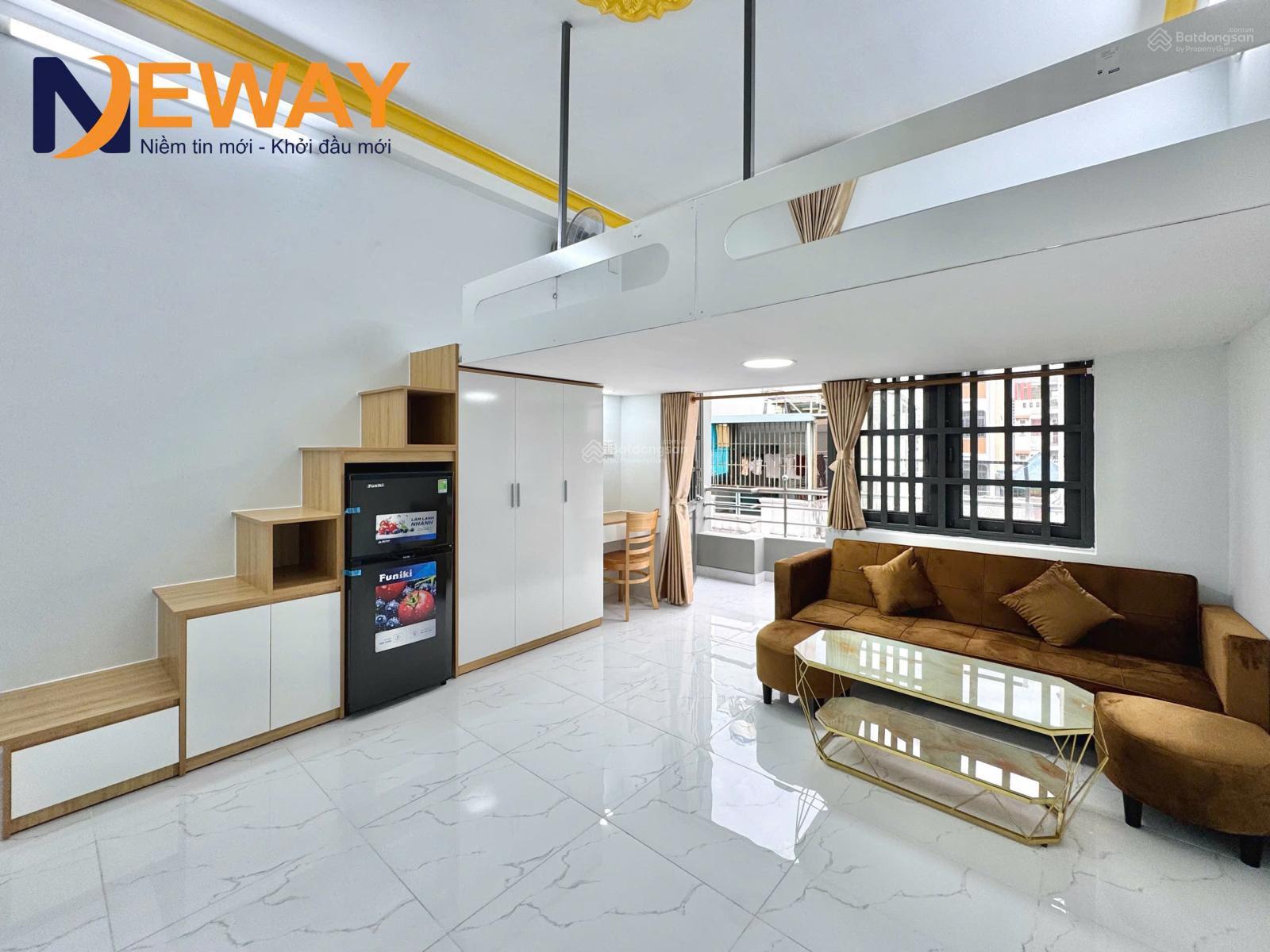 Không gian Căn hộ dịch vụ có gác bancol full nội thất - máy giặt riêng ngay khu Etown Cộng Hoà - Trường Chinh