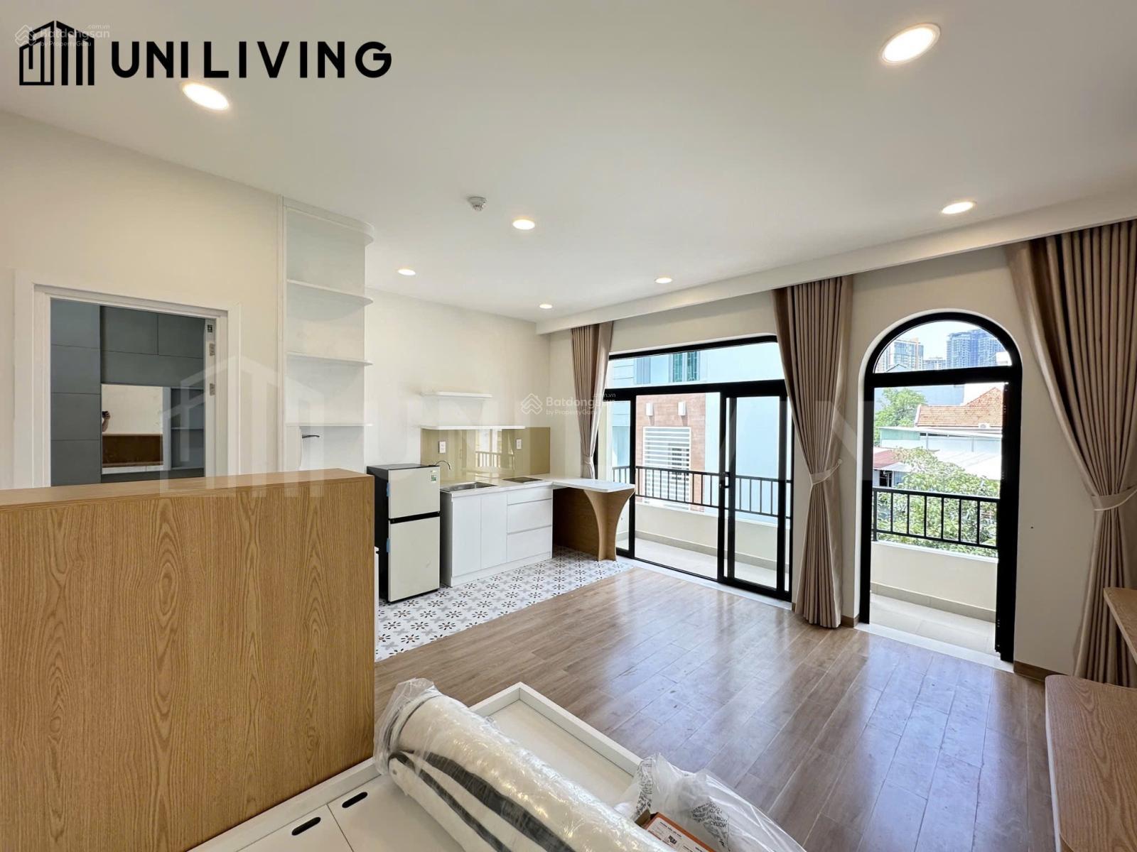 Không gian Cho thuê studio ban công/đầy đủ nội thất
