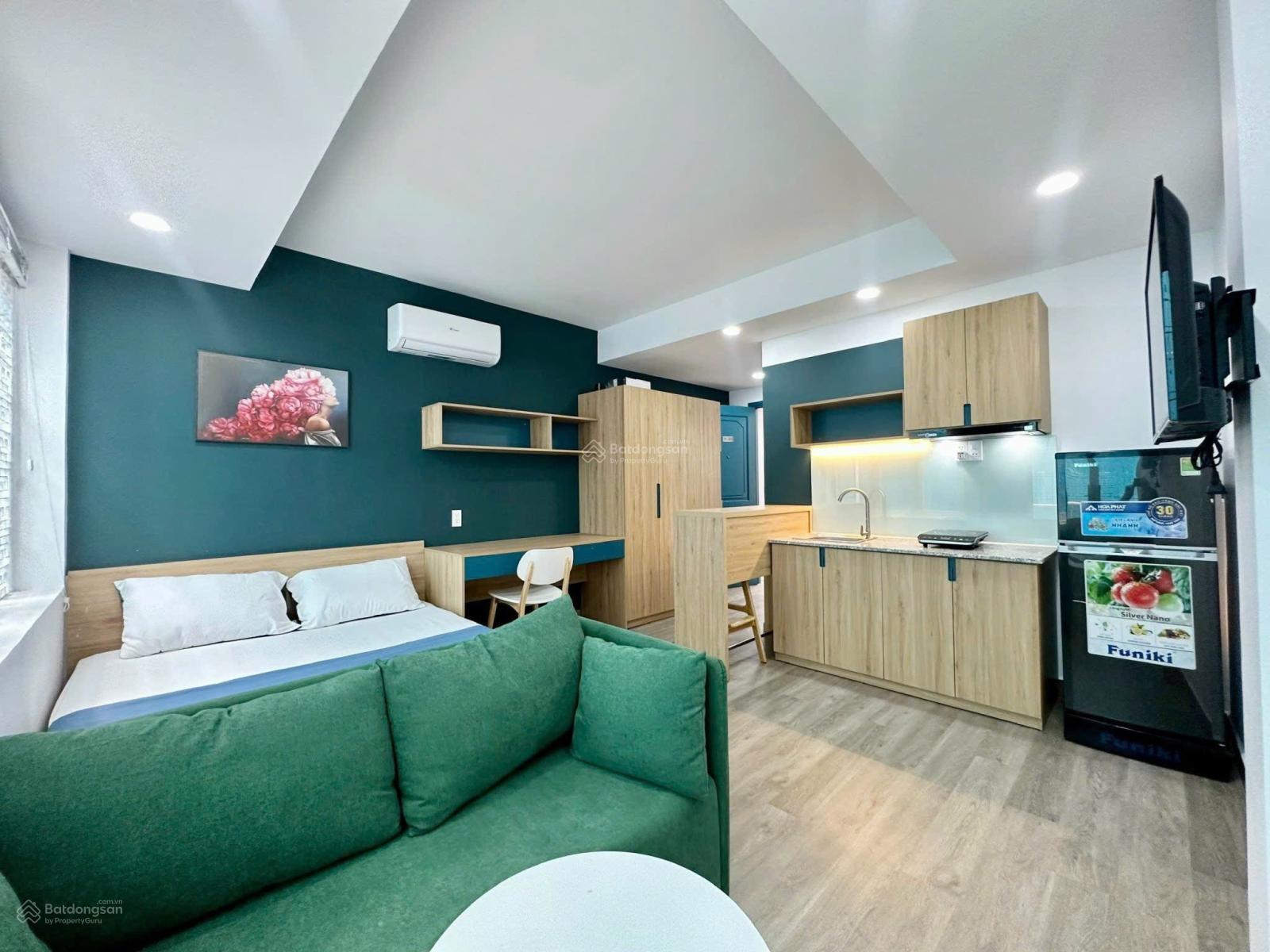 Không gian Cho thuê căn hộ studio Trường Sơn, Quận 10 gần CV Lê Thị Riêng, gần ĐH Hoa Sen di chuyển nhanh q3,5