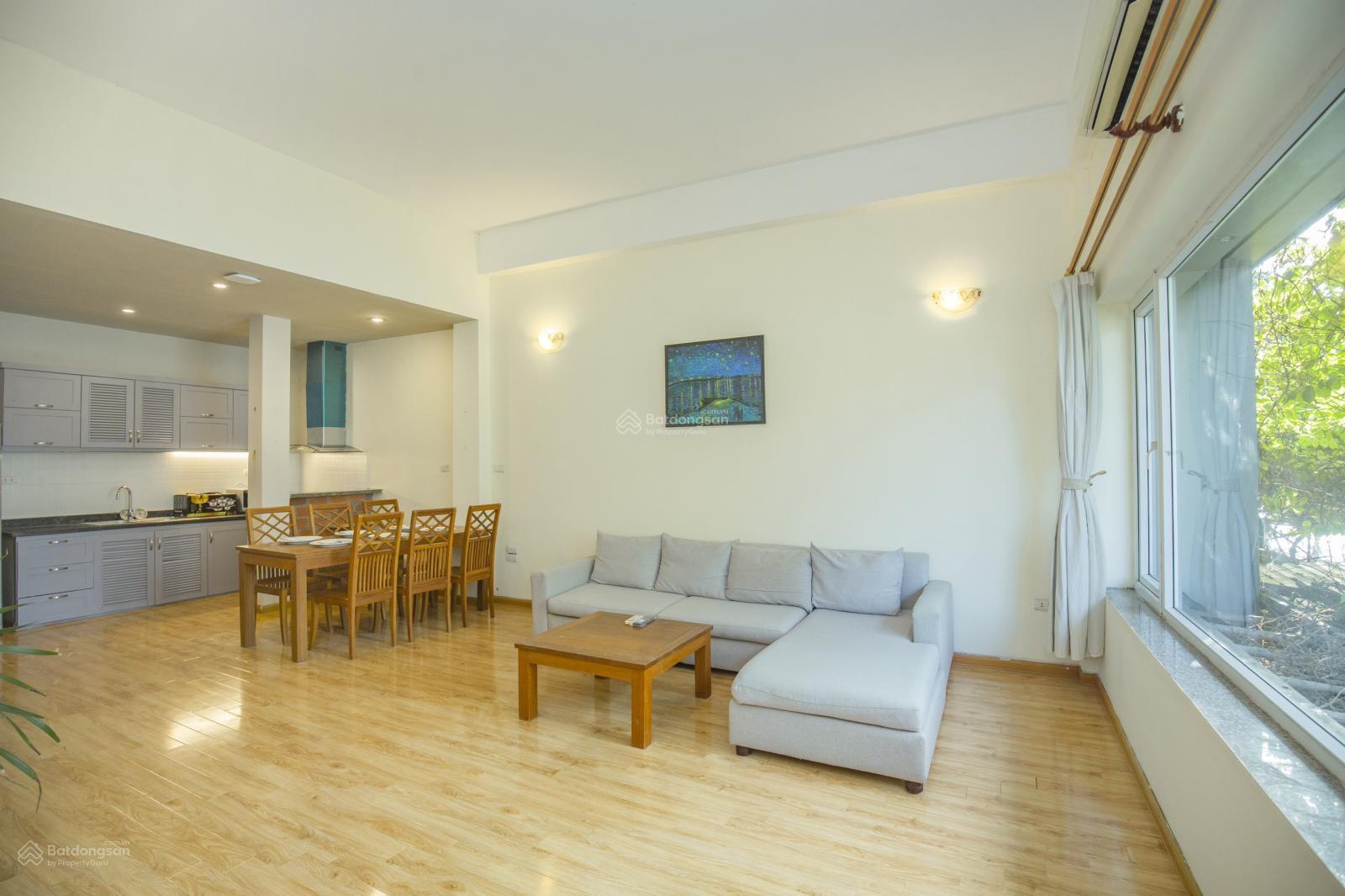 Không gian Cho thuê căn hộ 2 phòng ngủ view hồ cực thoáng đẹp, đầy đủ đồ, đường oto.